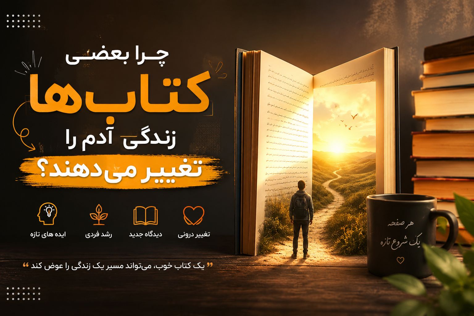 چرا بعضی کتاب‌ها زندگی آدم را تغییر می‌دهند؟