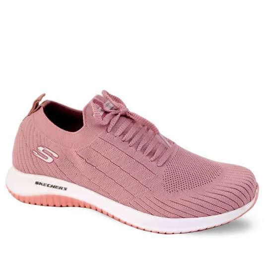 کفش اسکیچرز جورابی صورتی درجه 1