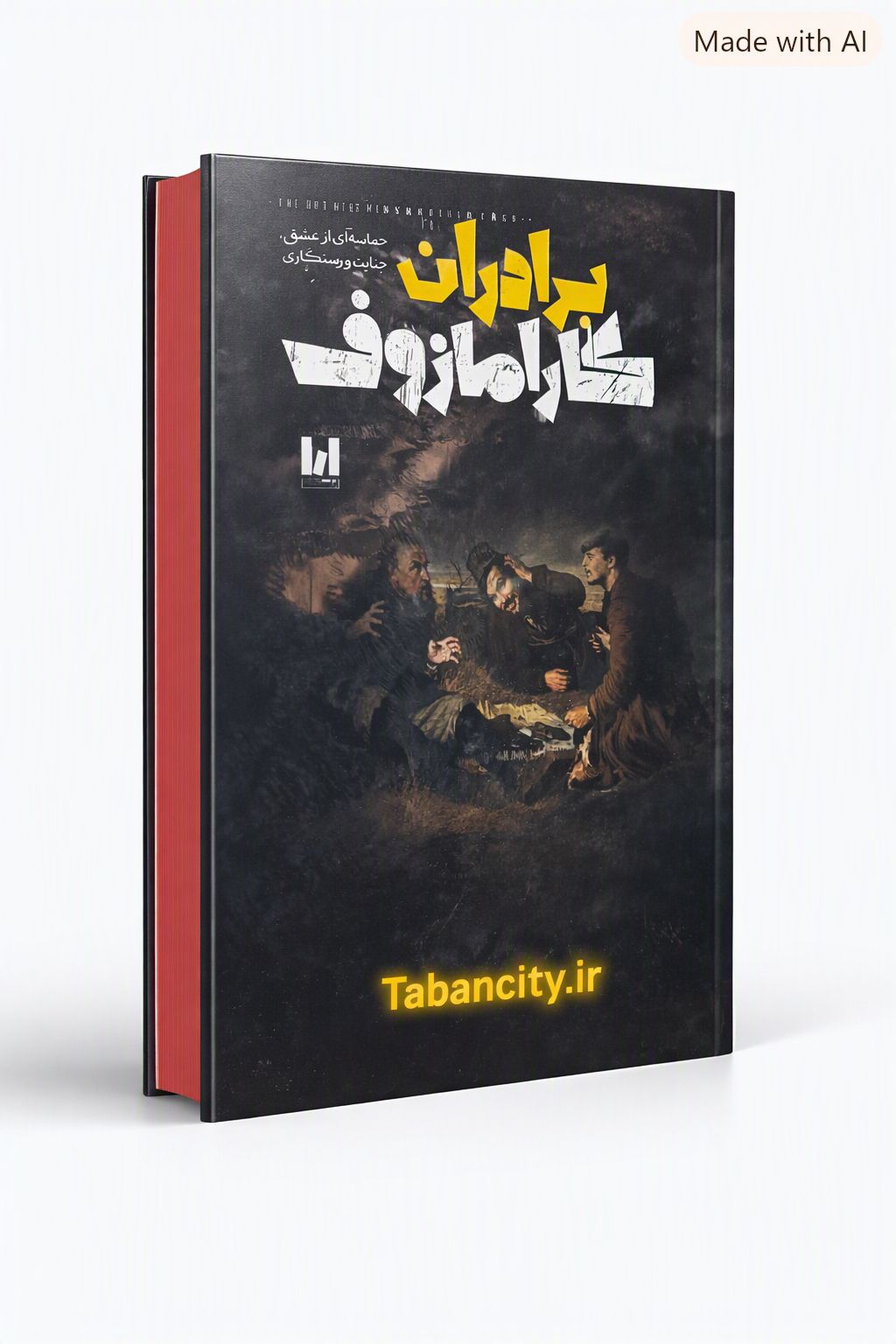 کتاب برادران کارامازوف جلد سخت لبه رنگی با تخفیف ویژه 3 روزه