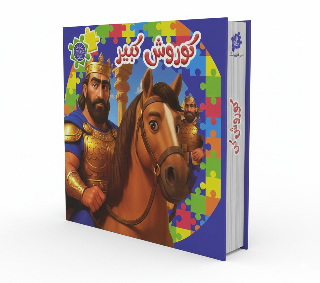 کتاب پازلی کوروش کبیر نشرهمخونه تخفیف به مدت 3 روز