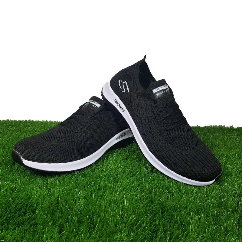 کفش جورابی اسکیچرز مردانه و زنانه طوسی و مشکی